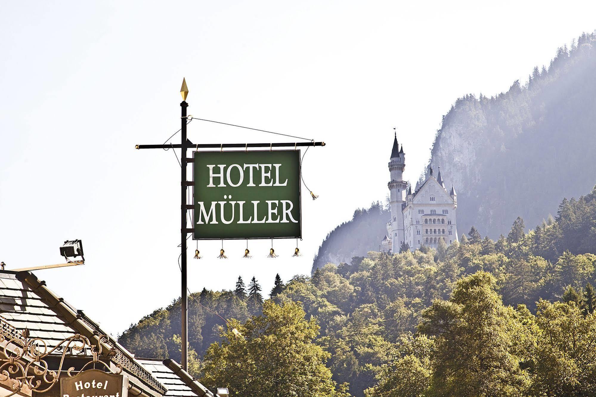 הוהנשוואנגאו Hotel Muller מראה חיצוני תמונה